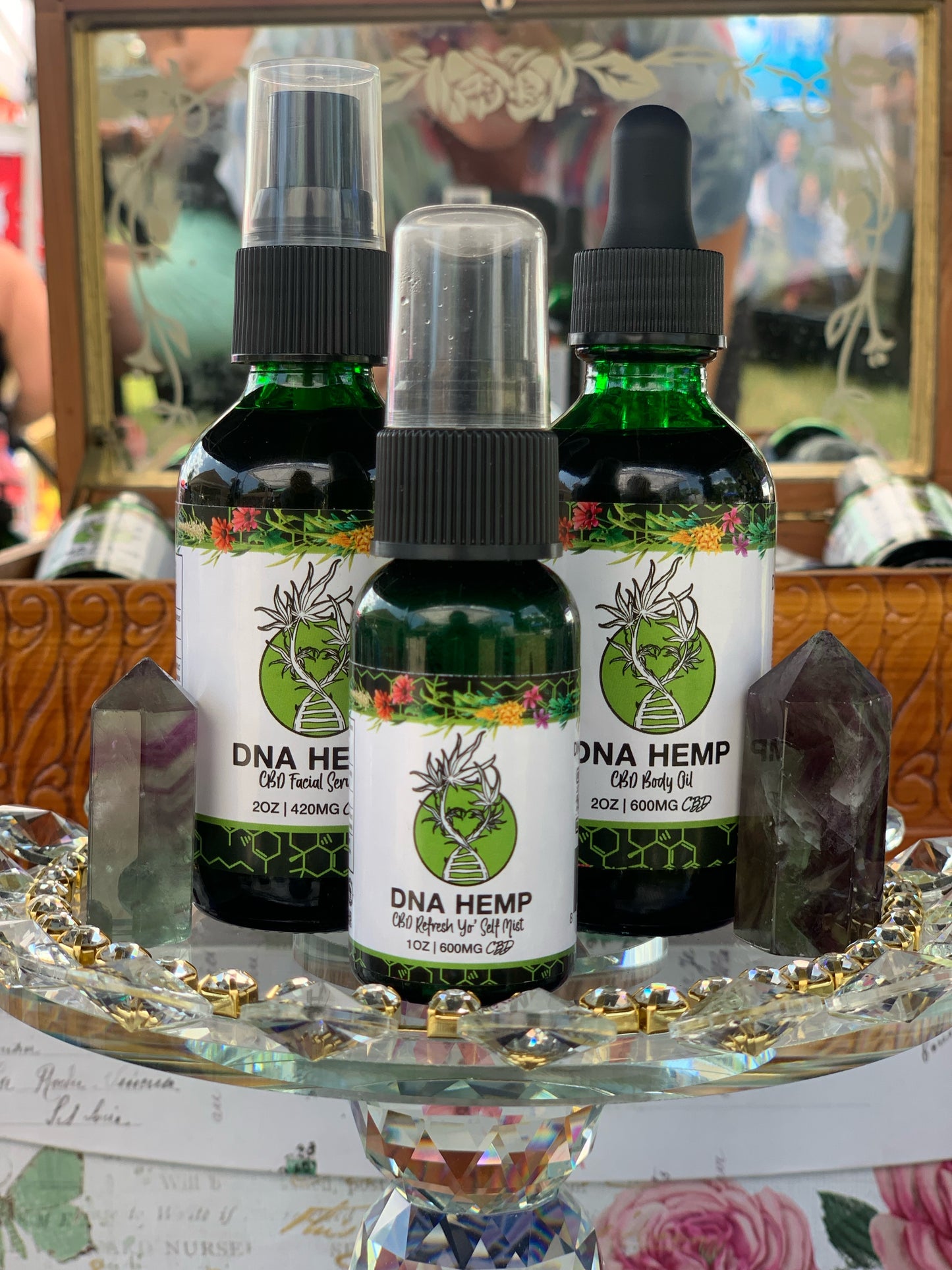 DNA Hemp CBD natural beauty bundle