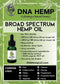 Broad Spectrum CBD Oil 1200mg (NO THC) - Broad Spectrum Oil - [dnahempllc]