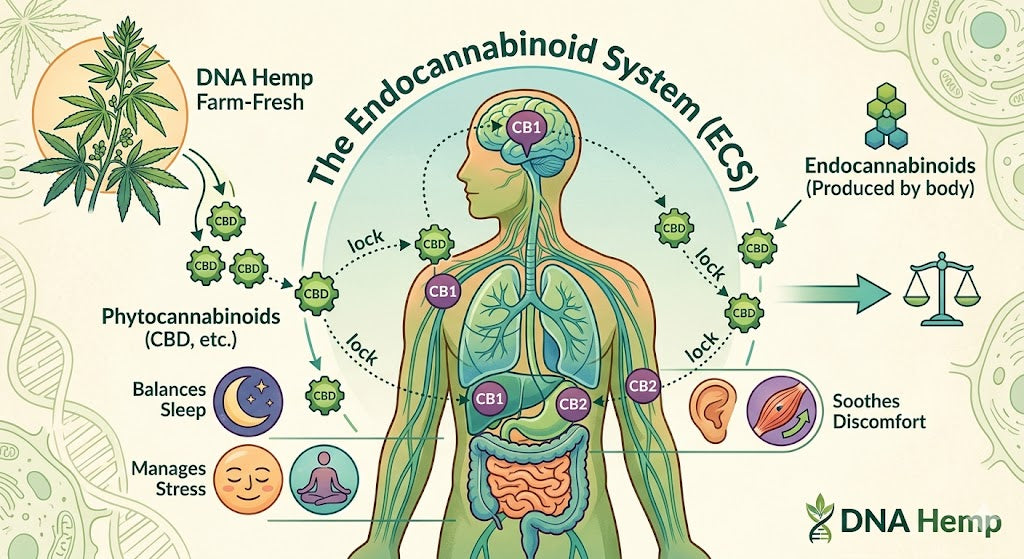 The Science of Balance: What is the Endocannabinoid System and Why Your Body Needs Hemp
