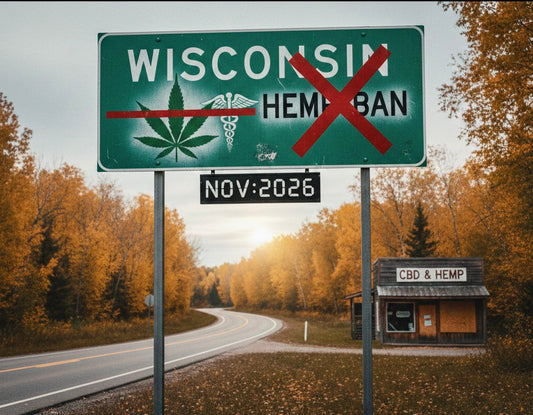 Wisconsin 2026 Hemp Ban Sign