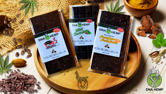 BRAND NEW: DNA Hemp Infused Chocolate Bars